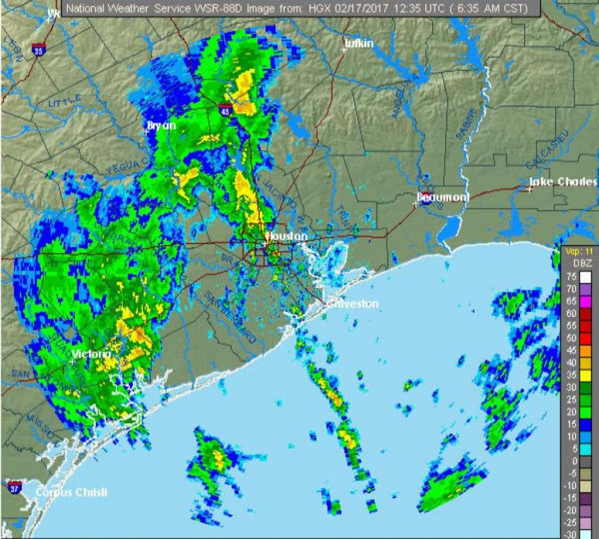 choiva mapa Houston