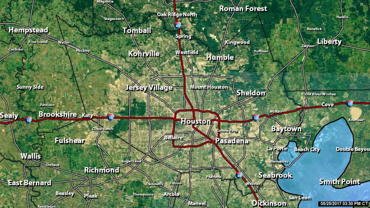 radar mapa Houston