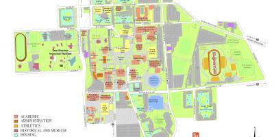 Universidade de Houston mapa